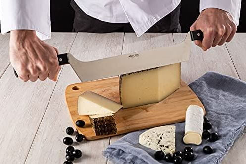 cuchillo para queso duro de doble empuñadura